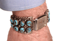 Navajo Sterling Silver and Turquoise Watch