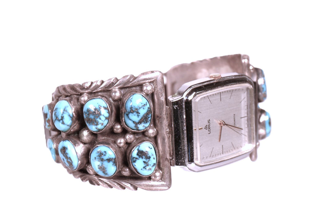 Navajo Sterling Silver and Turquoise Watch