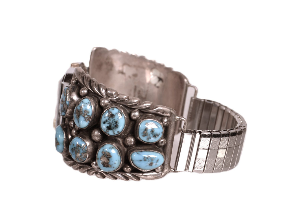 Navajo Sterling Silver and Turquoise Watch