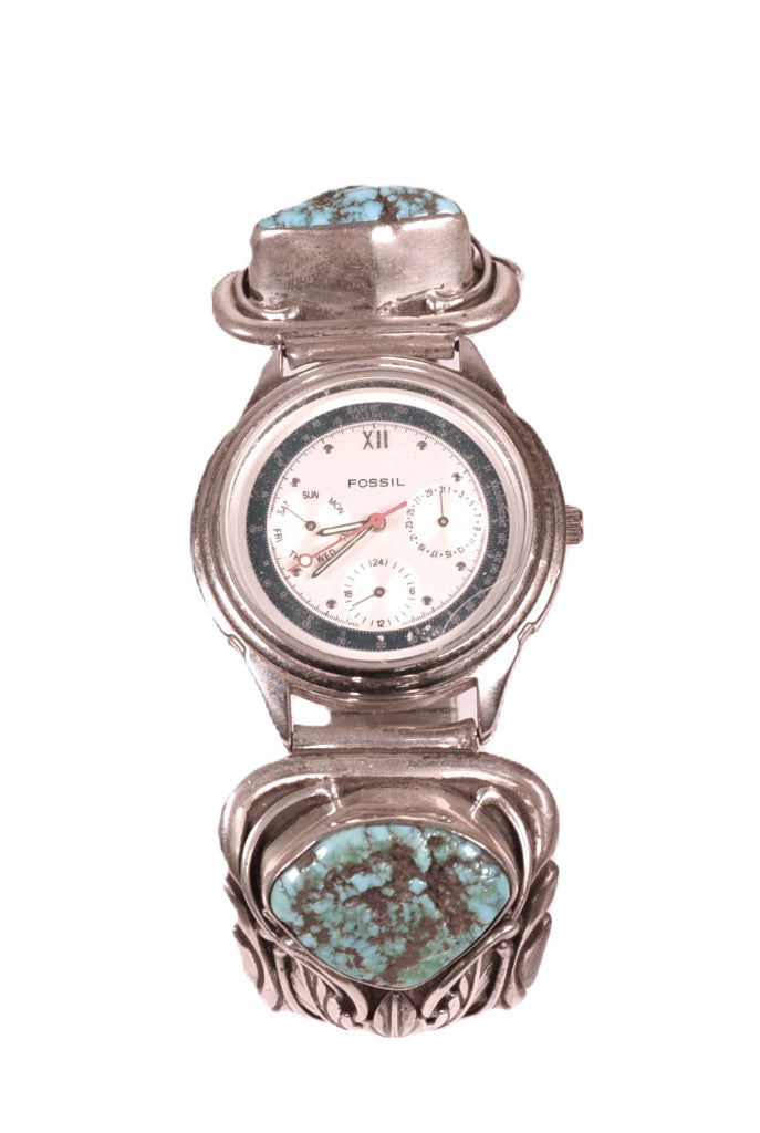 Navajo Sterling Silver and Turquoise Watch