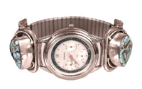 Navajo Sterling Silver and Turquoise Watch