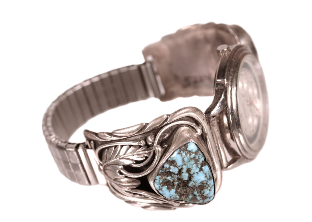 Navajo Sterling Silver and Turquoise Watch