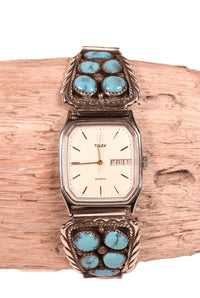 Navajo Sterling Silver and Turquoise Watch