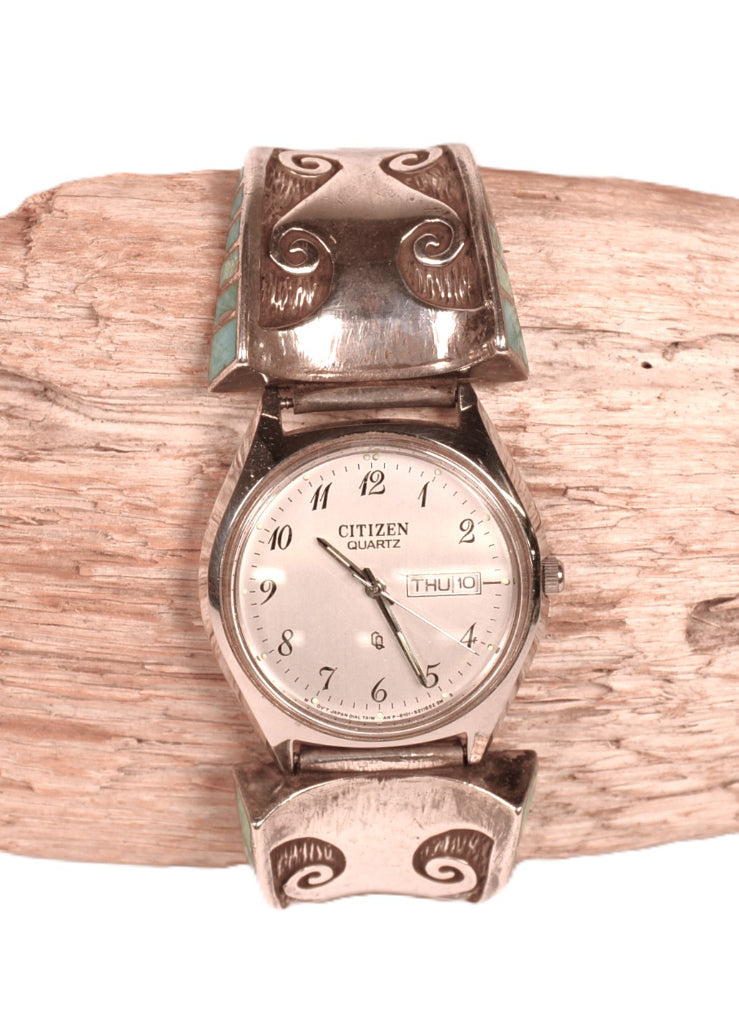 Zuni Turquoise Citizen Inlay Watch