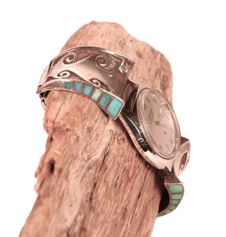Zuni Turquoise Citizen Inlay Watch