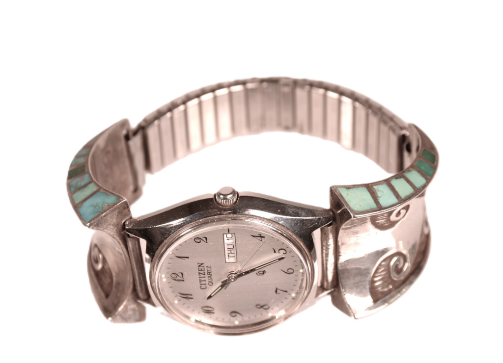 Zuni Turquoise Citizen Inlay Watch