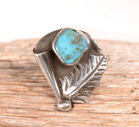 Navajo Turquoise Ring By Ramone Platero