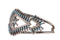 Zuni Pueblo Sterling Silver and Turquoise Bracelet