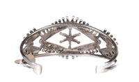 Zuni Pueblo Sterling Silver and Turquoise Bracelet