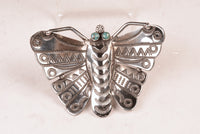 Navajo Sterling Silver Butterfly Pin