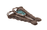 Navajo Sterling Silver and Bisbee Turquoise Butterfly Pin
