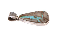 Navajo Turquoise Teardrop Pendant