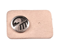 Hopi Pueblo Sterling Silver Overlay Tie Tack