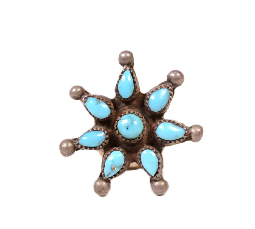 Zuni Pueblo Turquoise Tie Tack