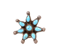Zuni Pueblo Turquoise Tie Tack