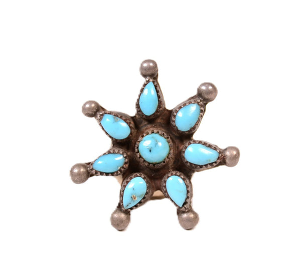 Zuni Pueblo Turquoise Tie Tack