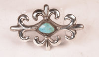 Navajo Sterling Silver Sandcast Pin