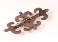 Navajo Sterling Silver Sandcast Pin