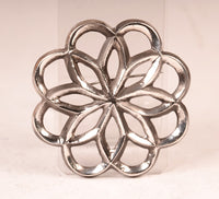 Navajo Sterling Silver Sand Cast Pin