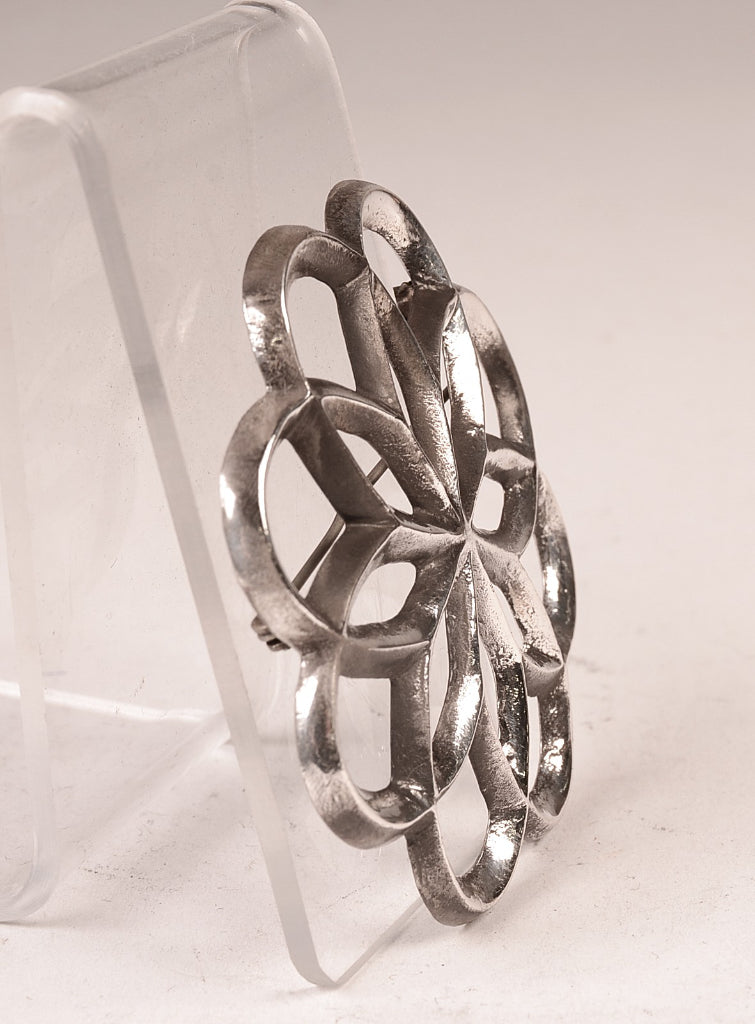 Navajo Sterling Silver Sand Cast Pin