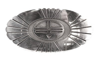 Hopi Pueblo Sterling Silver Belt Buckle By Joe Coochyumptewa
