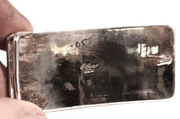 Hopi Pueblo Sterling Silver Overlay Belt Buckle By B Tewa