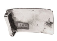 Hopi Pueblo Sterling Silver Overlay Belt Buckle By Victor Coolhwytewa