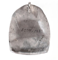 Hopi Sterling Silver Overlay Pendant By Victor Coolhwytewa