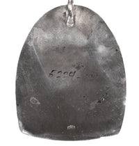 Hopi Sterling Silver Overlay Pendant By Victor Coolhwytewa