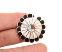 Zuni Pueblo Sunface Pin/Pendant