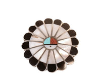 Zuni Pueblo Sunface Pin/Pendant