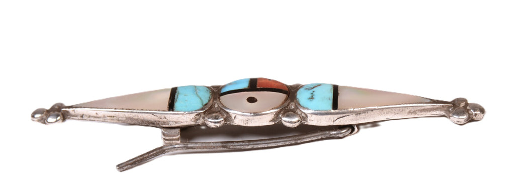 Zuni Pueblo Sunface Hair Barrette