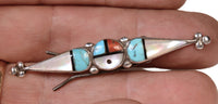 Zuni Pueblo Sunface Hair Barrette