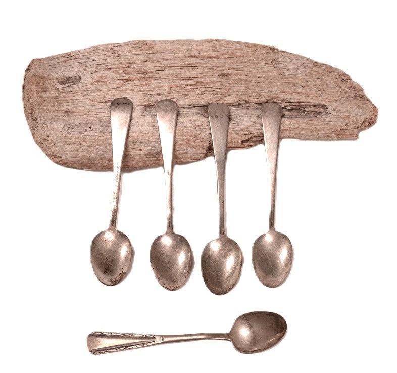 Navajo Sterling Silver Demi Tasse Spoons Set of 5