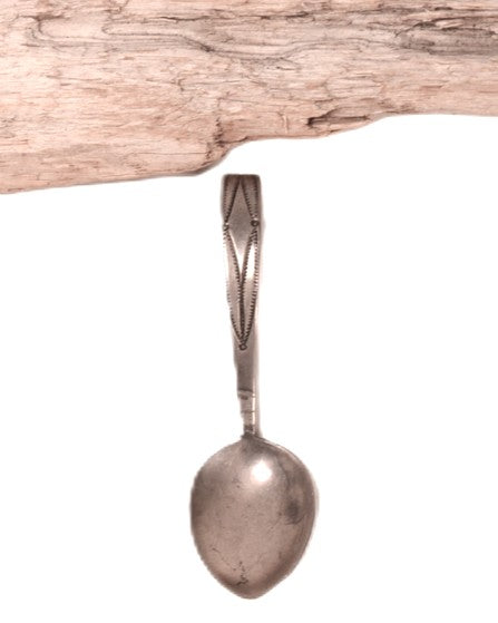 Navajo Sterling Silver Baby Spoon