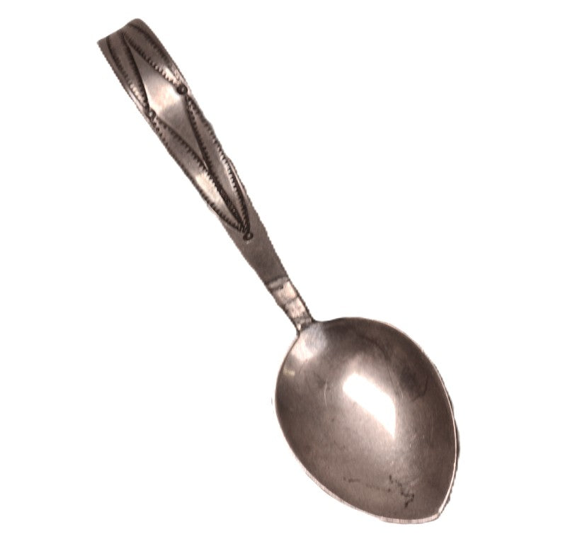 Navajo Sterling Silver Baby Spoon