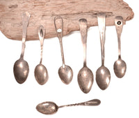 Navajo Sterling Silver Teaspoons Set of 7