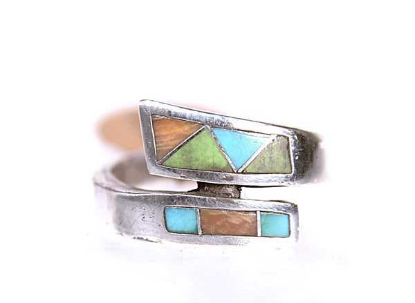 Navajo Inlay Multistone Ring