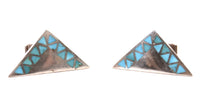 Zuni Pueblo Turquoise Cuff Links