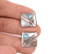 Navajo Turquoise Cuff Links