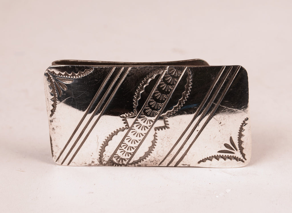 Navajo Sterling Silver Money Clip