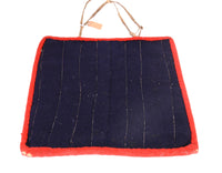 Antique Plateau Flag Pictorial Beaded Pouch