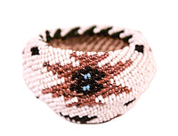 Paiute Coiled Fully Beaded Willow Basket