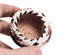Paiute Coiled Fully Beaded Willow Basket