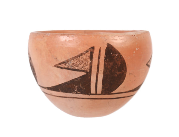 Hopi Pueblo Pottery Bowl By Gertrude Adams