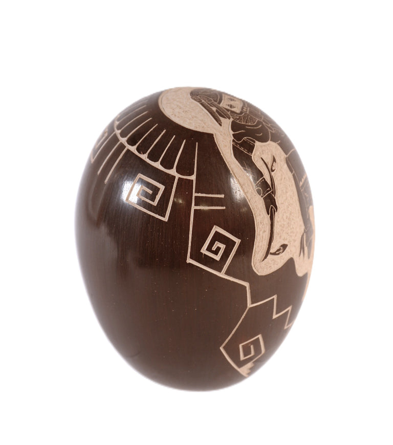 Hopi Pueblo Seed Jar Pottery By Carla Nampeyo & Reuel Claw