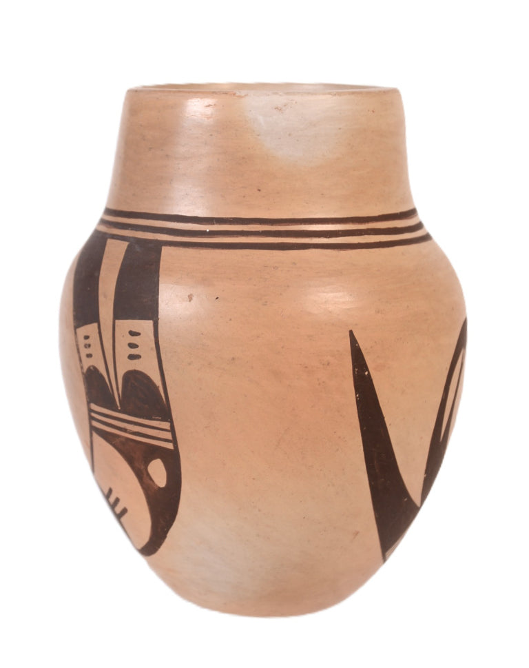 Hopi Pueblo Pottery Jar By Sadie Adams