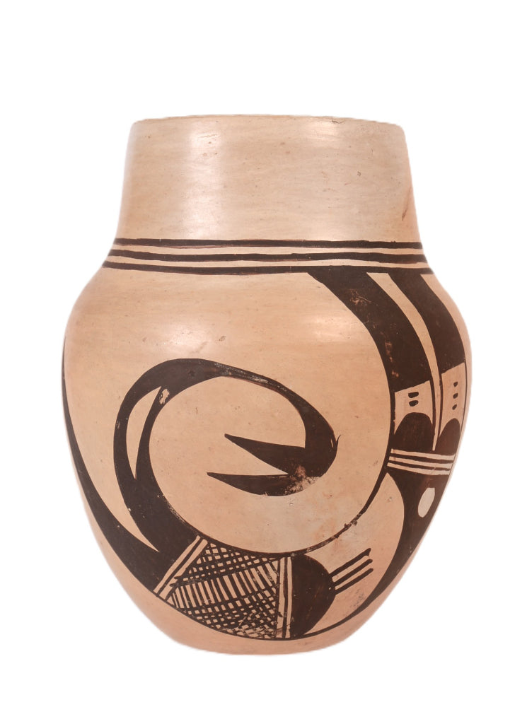 Hopi Pueblo Pottery Jar By Sadie Adams