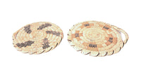 Papago Flat Trivet Basket with Handle Set of 2