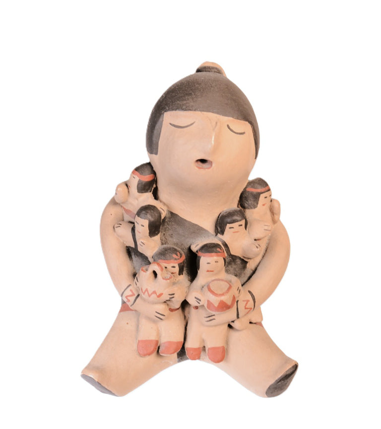 Jemez Pueblo Storyteller Pottery Doll